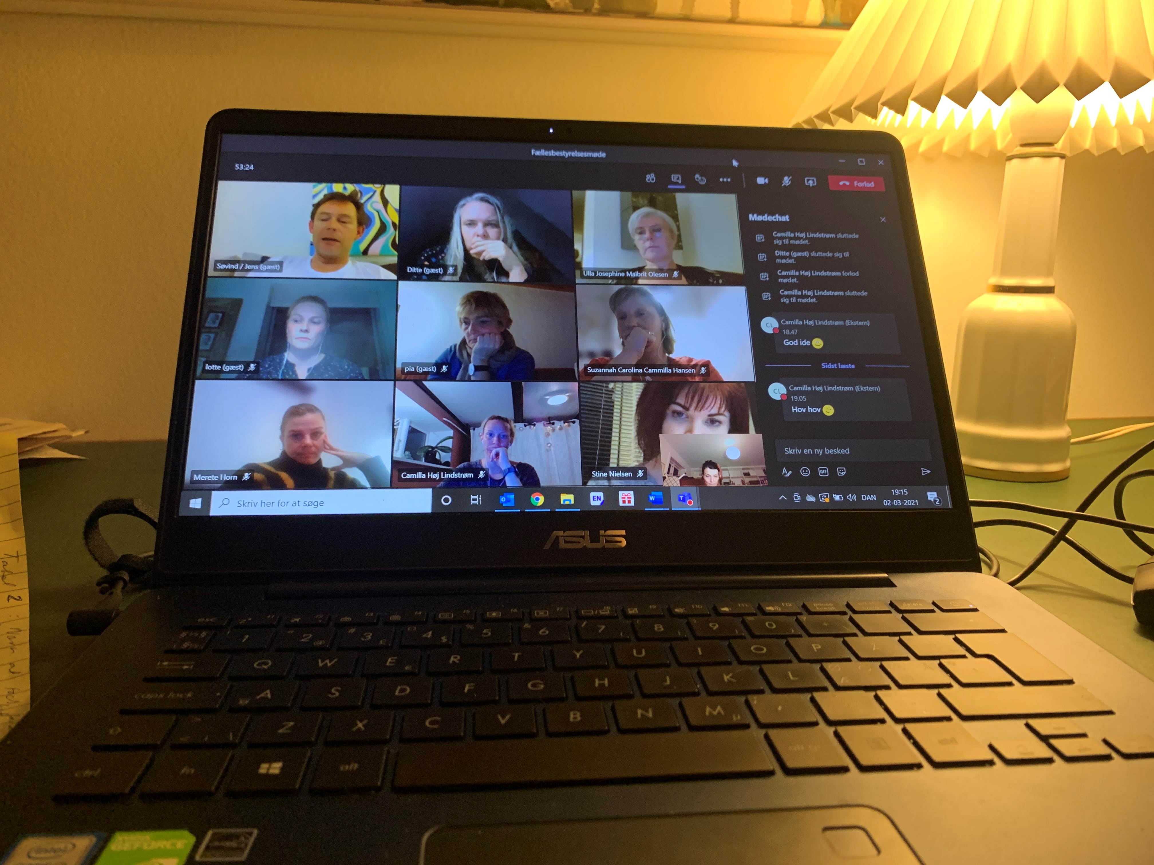 Bestyrelsesmøde virtuelt